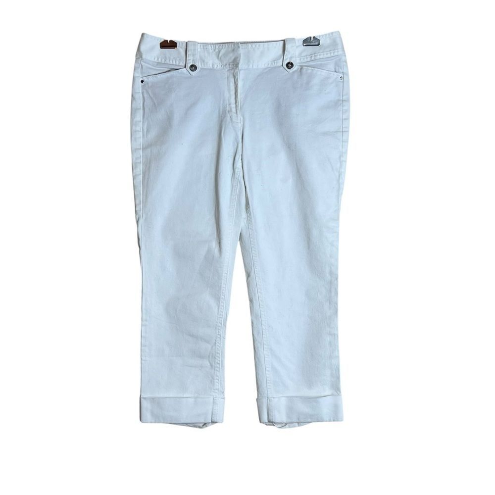 White House black market off white pants. Size 8
